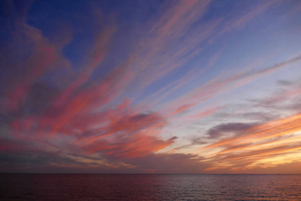 istock Colorful sunset on a summer night. 1180403600