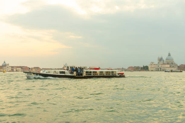 Church San Simeone Piccolo and Grand Canal in district sestiere Santa Croce in Venice, Italy