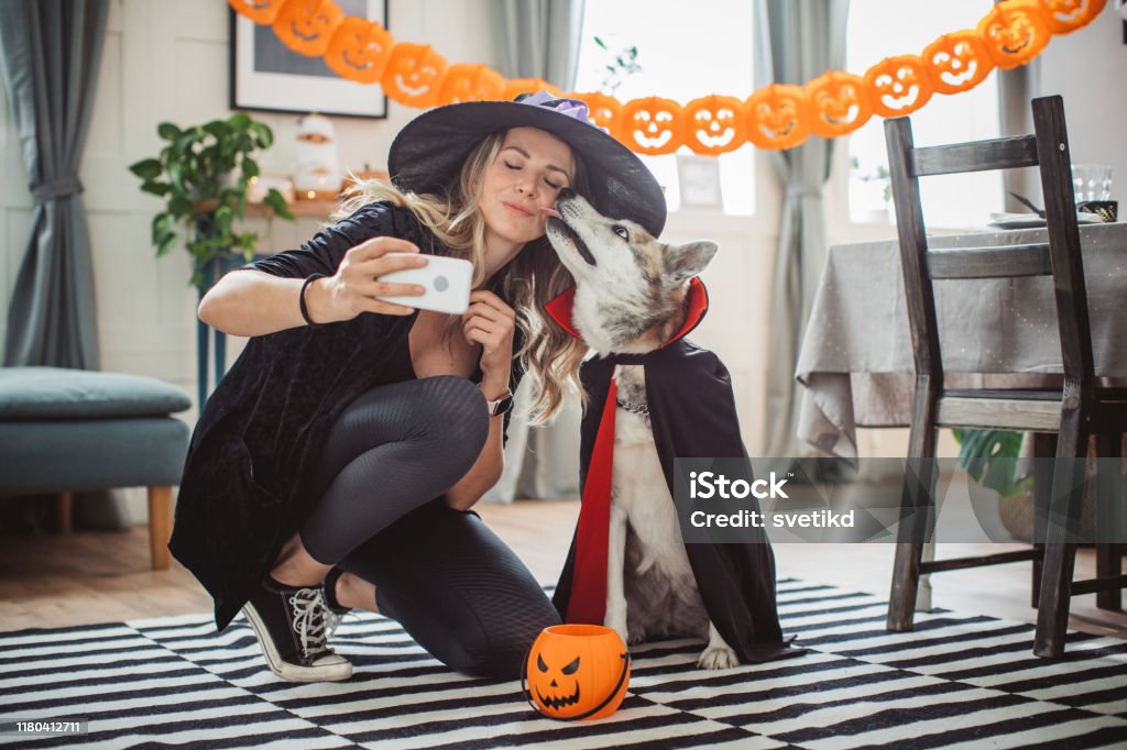 Halloween selfie - Royalty-free Halloween Stockfoto