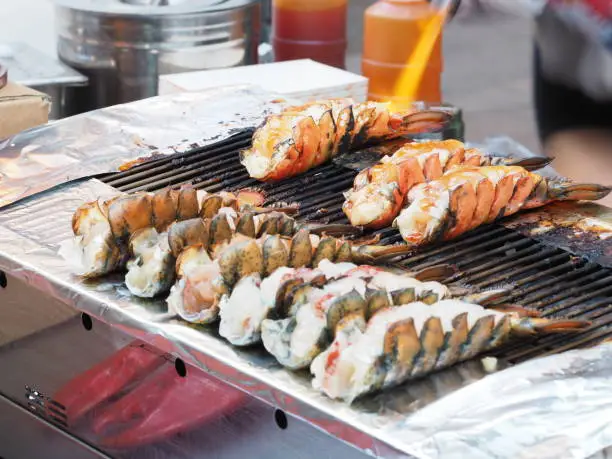 Photo of Lobster grill from Popular Korea street food