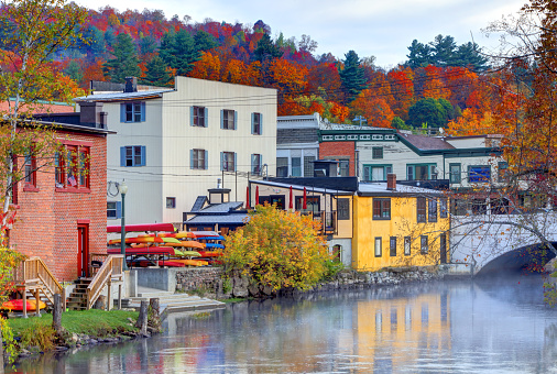 Saranac Lake is a village in the state of New York, United States. The village lies within the boundaries of the Adirondack Park, 9 miles west of Lake Placid.