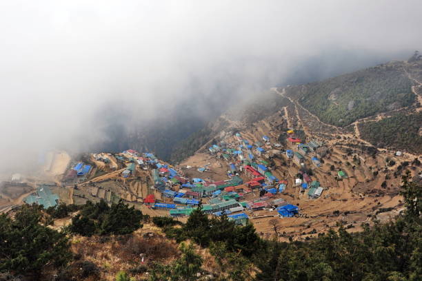istock Alpine village in the Himalayas. 1180415721