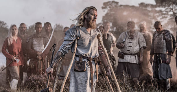 istock Vikings on a highland battlefield 1180415728