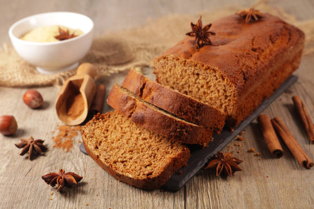 istock gingerbread cake with spices and ingredients 1180416962