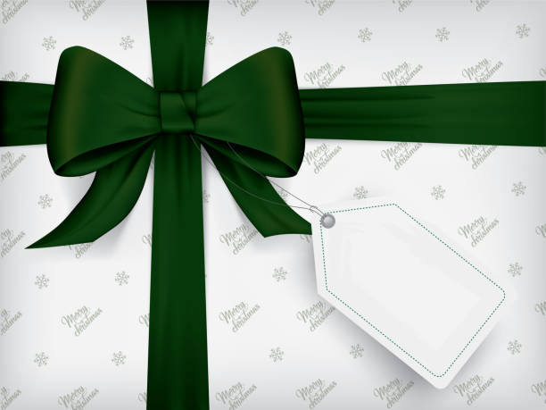 istock Christmas present sale banner with hanging price tag. 1180425686