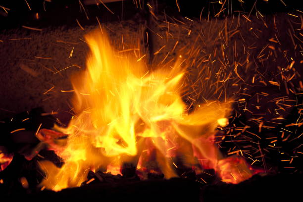 istock Barbeque fires during New Year in a Goan home. Goa, India 1180428616