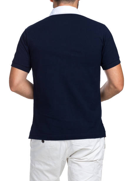 istock blank color t-shirt on man (back side) isolated on white background 1180435025