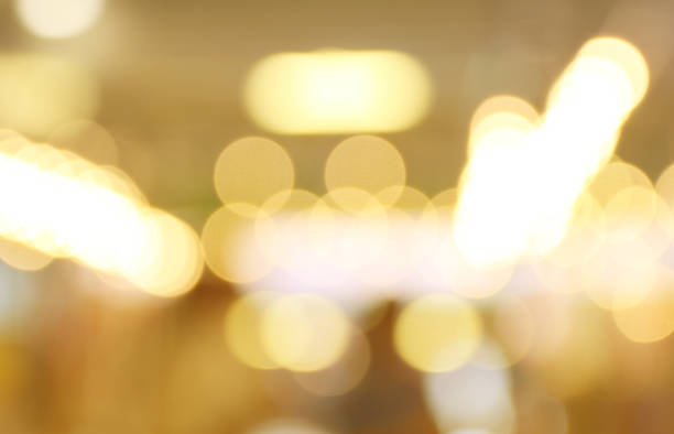 istock Orange bokeh light from the lamp 1180444949