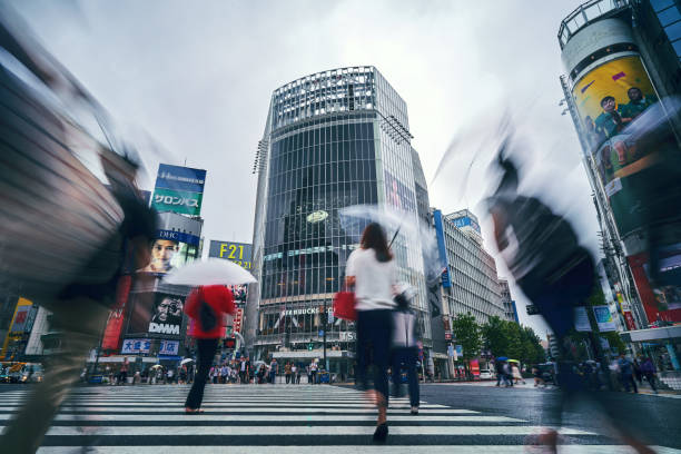 istock Busy Shibuya crossing in Tokyo 1180452321
