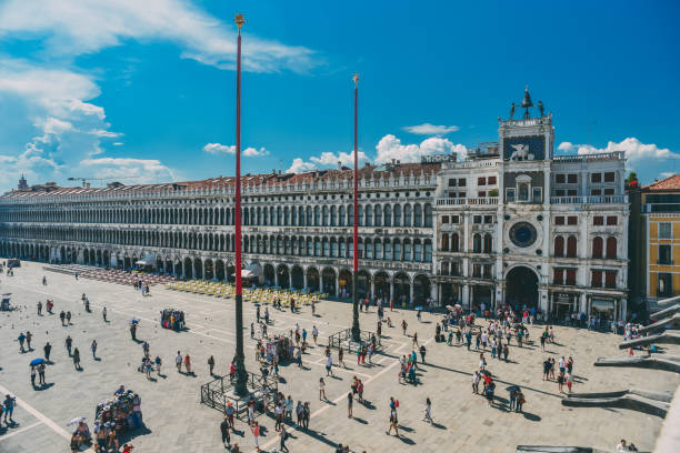 istock Torre dell'Orologio and Piazza San Marco 1180467278