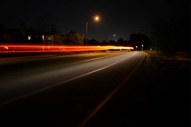 istock Dark lonely street 1180470309