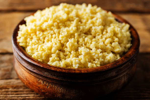istock Millet porridge in the bowl 1180471221