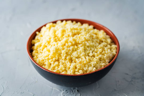 istock Millet porridge in the bowl 1180471241