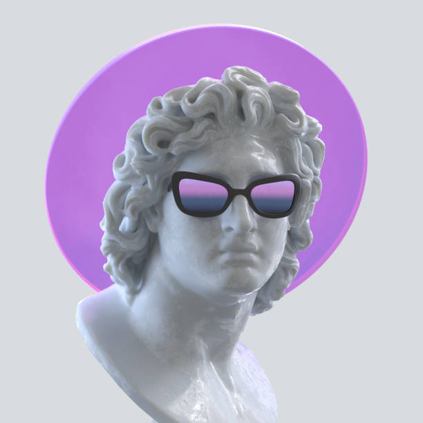 istock antique statue in sunglasses looks forward 1180473787