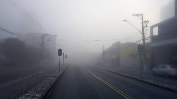 istock Fog in the city 1180476674