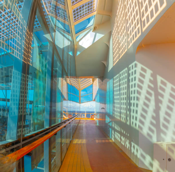 The amazingly beautiful light qualities on a cruise ship.