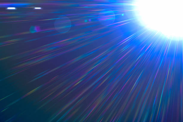 istock Lens Flare, Space Light, Sun Light, Abstract Black Background 1180482343