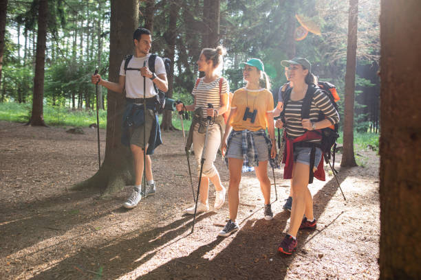 istock Mountains are more fun with friends 1180482514