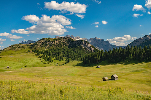 Mountain plateau Prato Piazza, Lavaredo National Park, Dolomites, European Alps, Italy,Europe ,Nikon D850