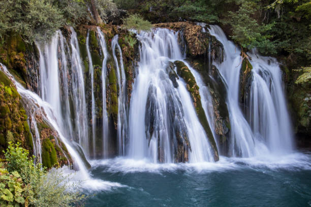istock Waterfall on Una river in village Martin Brod 1180485248