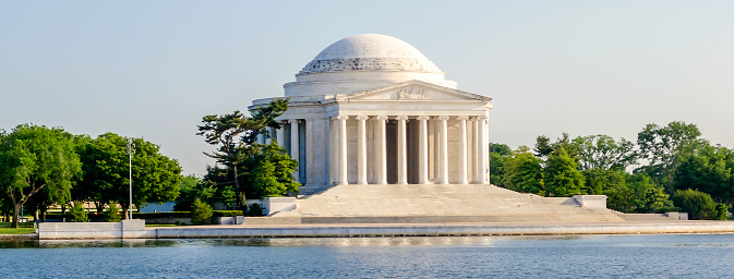 The iconic Jefferson Memorial at the Tidal Basin in Washington DC, USA