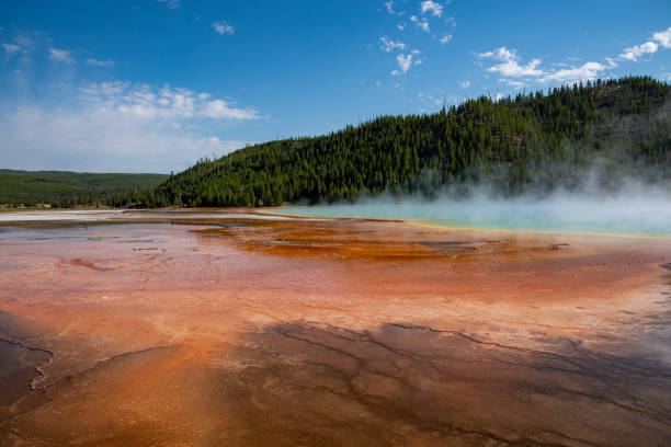 istock Grand Prismatic Spring in Yellowstone National Park (USA) 1180508509