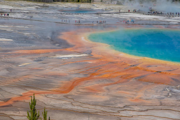 istock Grand Prismatic Spring in Yellowstone National Park (USA) 1180511252