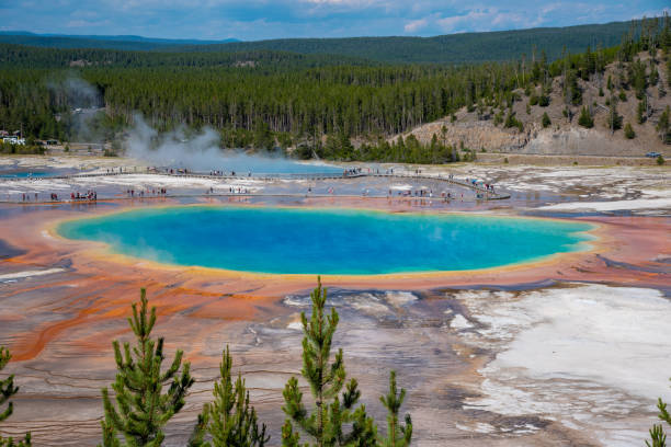 istock Grand Prismatic Spring in Yellowstone National Park (USA) 1180513546