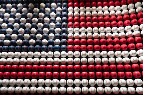 istock American flag made by baseballs 1180534869