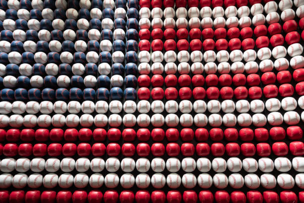 istock American flag made by baseballs 1180534879