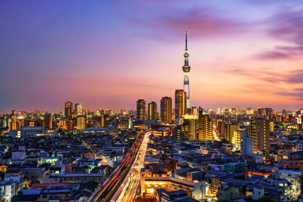 istock Asakusa, Tokyo sky tree, Japan Skyline 1180535634