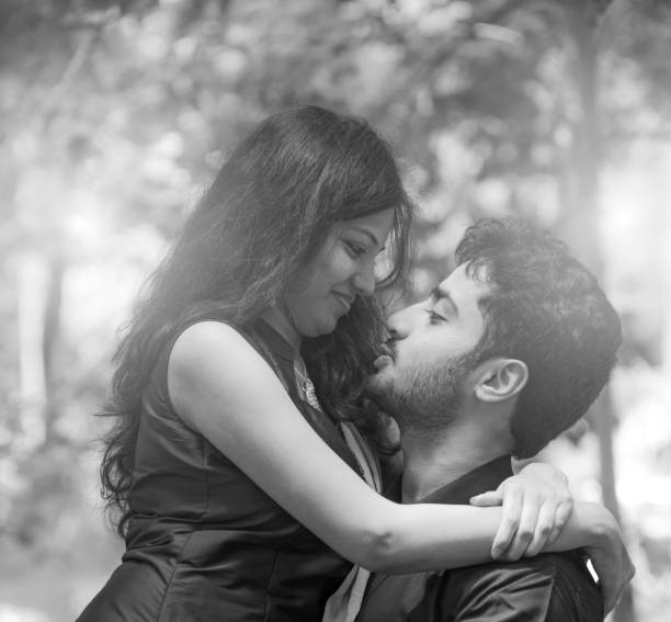 istock Young Indian couple hugging 1180539553