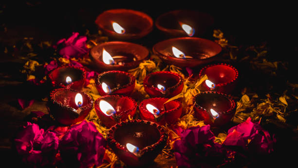 istock Diwali Diya(oil lamp) also known as diva 1180547897