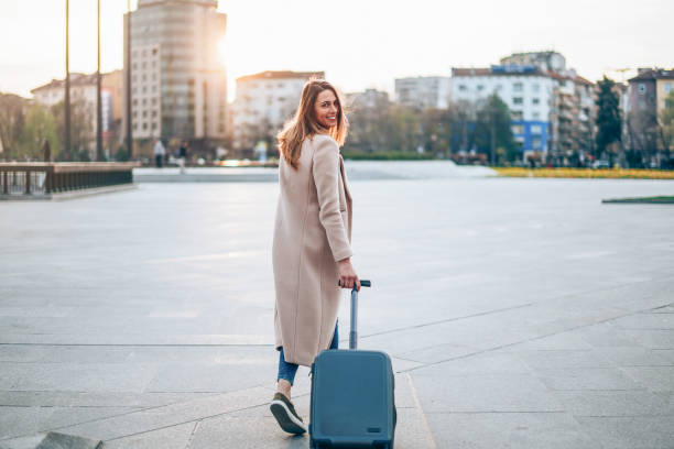 istock Young woman on vacations 1180554521
