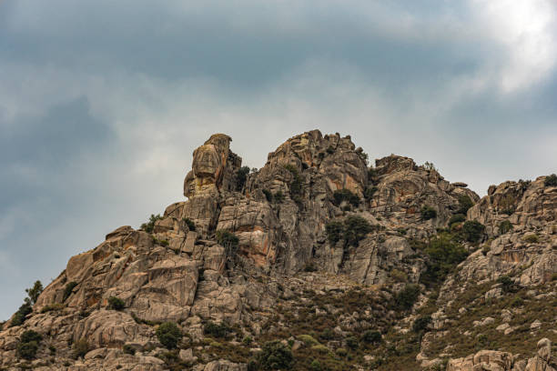 Rock formations in the Sierra of Guadarrama. madrid spain