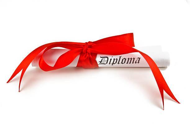 istock Diploma with red ribbon 118056154