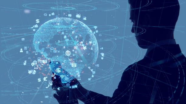 istock Global communication network concept. Worldwide business. 1180562103