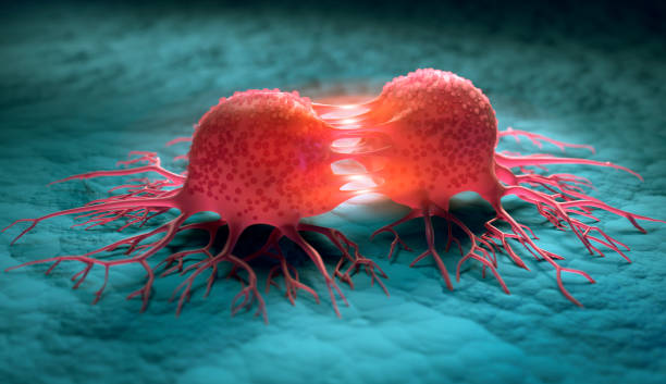 опухоль - размножение раковых клеток - раковая клетка иллюстрации стоковые фото и изображения