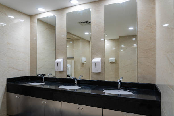 Public restroom Public restroom bathroom sink photos stock pictures, royalty-free photos & images