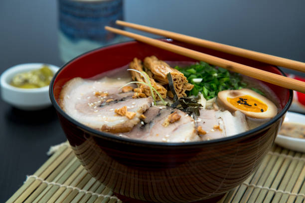 istock japanese tonkotsu ramen, pork bone broth noodles 1180572975