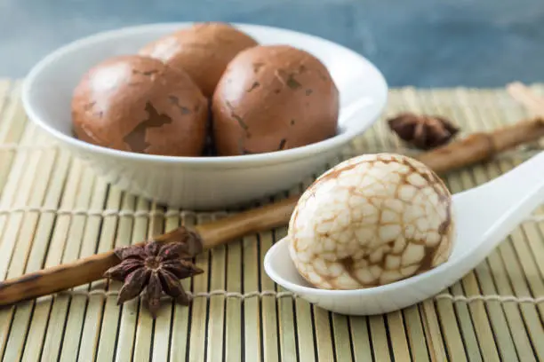 Photo of Hard Boiled Chinese Marbled Tea Eggs