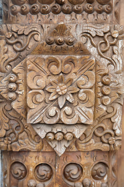 istock Balinese wood craft 1180577084