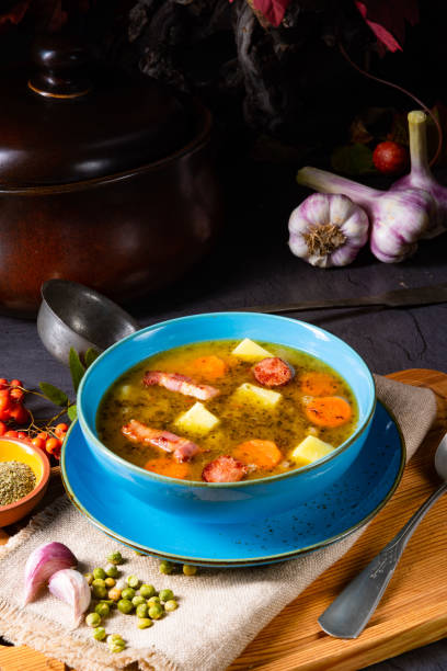 istock polish pea soup (grochowka) with smoked bacon and sausage 1180578085