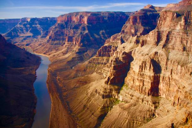 eine große ansicht - panoramic canyon arizona scenics stock-fotos und bilder