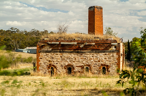 Images o a couple historic buildings in the famous Clare Valley wine region of Siuth Australia