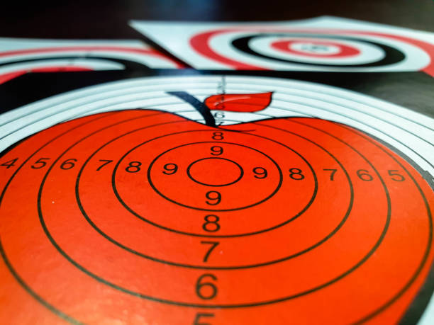 istock Targets for shooting. Targets for training on shooting. 1180582980