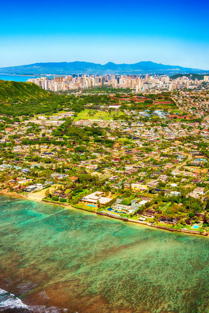 Suburban Honolulu From Above