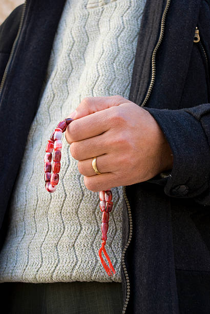 istock Palestinian man holding prayer beads 118059232