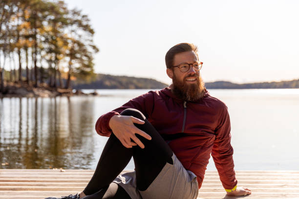 istock Outdoor morning yoga 1180596439