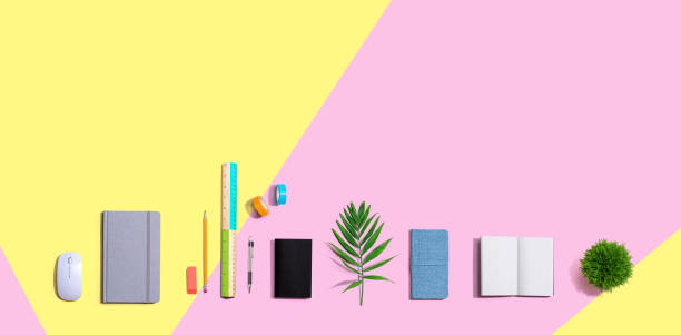 istock School and office stationery supplies 1180600820